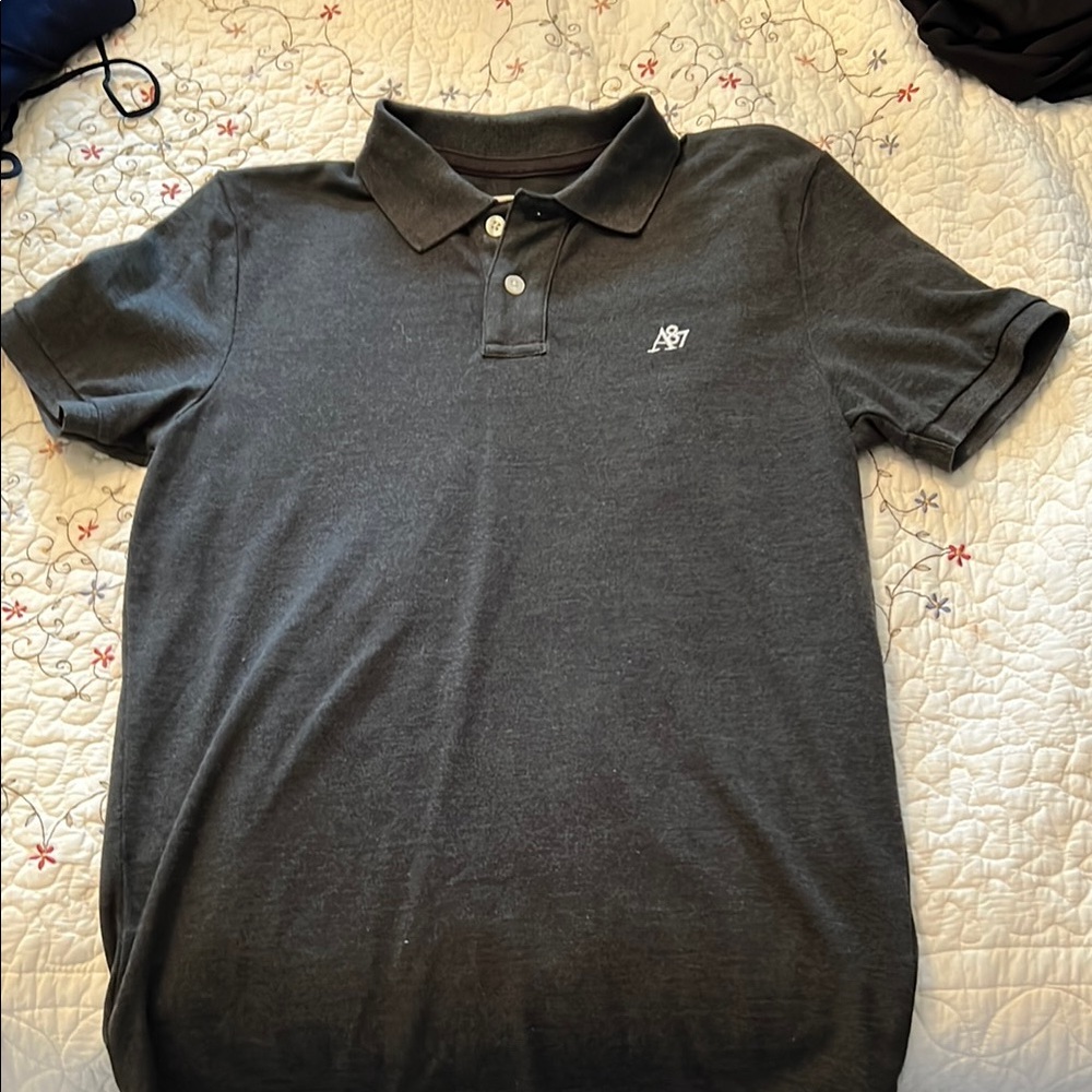 Men's Gray Polo Shirt